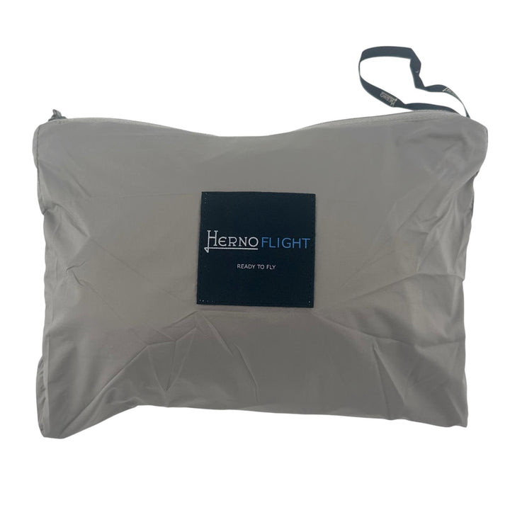 Excellent Herno Best Stand collar, double zip, packable nylon gray Nylon mens 46