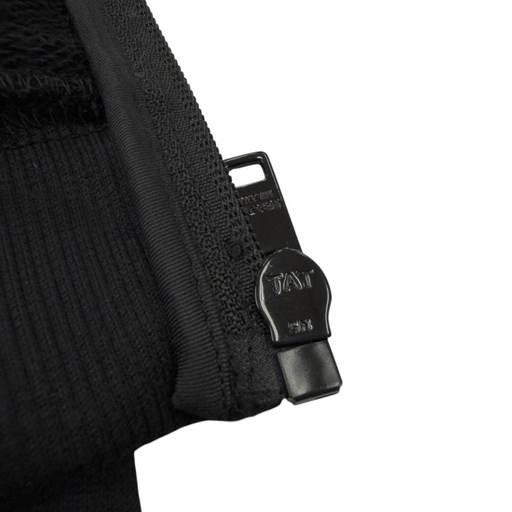 Great PRADA hoodie Re-Nylon logo print black cotton mens L UJL203