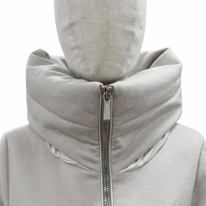 Great MOORER down coat SUNRISE LER Double zip Gurege wool Women 38