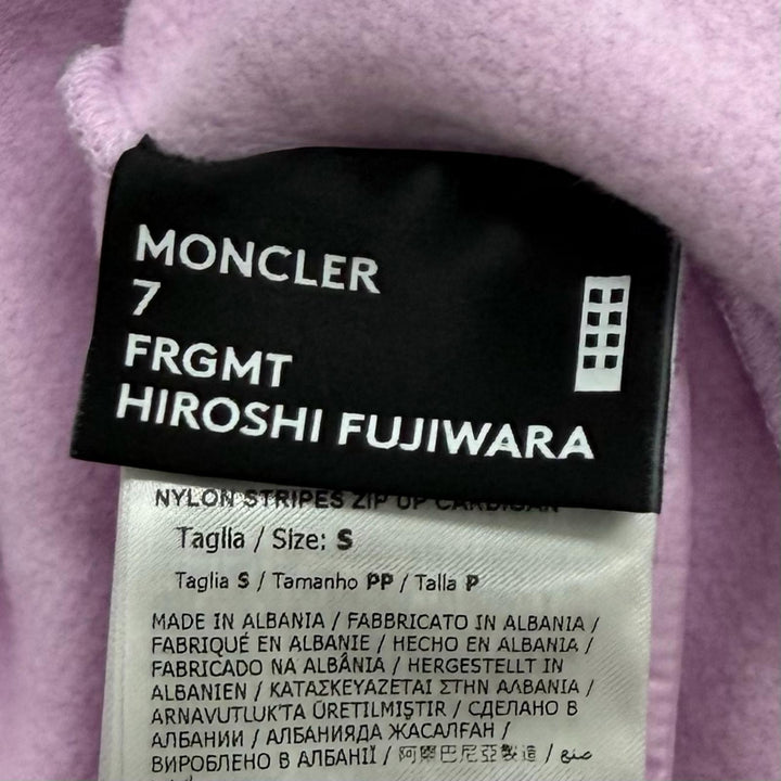 Great MONCLER GENIUS 7 Hiroshi Fujiwara hoodie pink cotton Women S H209U8G00003