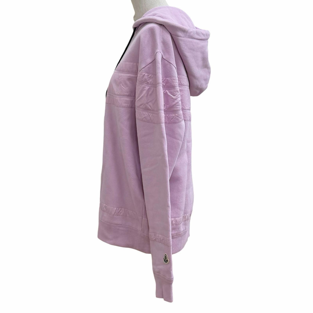 Great MONCLER GENIUS 7 Hiroshi Fujiwara hoodie pink cotton Women S H209U8G00003