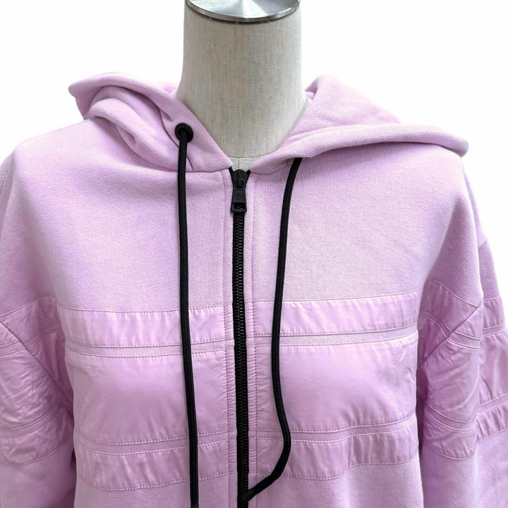 Great MONCLER GENIUS 7 Hiroshi Fujiwara hoodie pink cotton Women S H209U8G00003