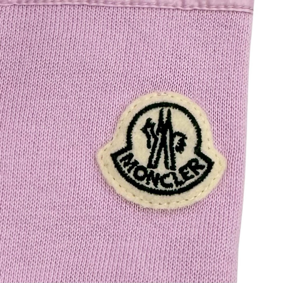 Great MONCLER GENIUS 7 Hiroshi Fujiwara hoodie pink cotton Women S H209U8G00003