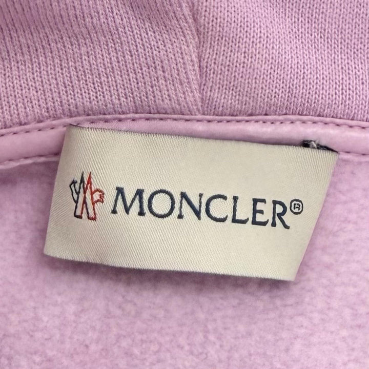 Great MONCLER GENIUS 7 Hiroshi Fujiwara hoodie pink cotton Women S H209U8G00003