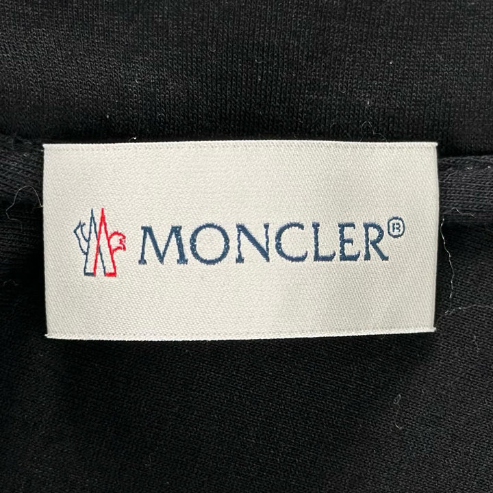 Excellent MONCLER skirt GONNA Logo patch, Flare Mini black Rayon Women S