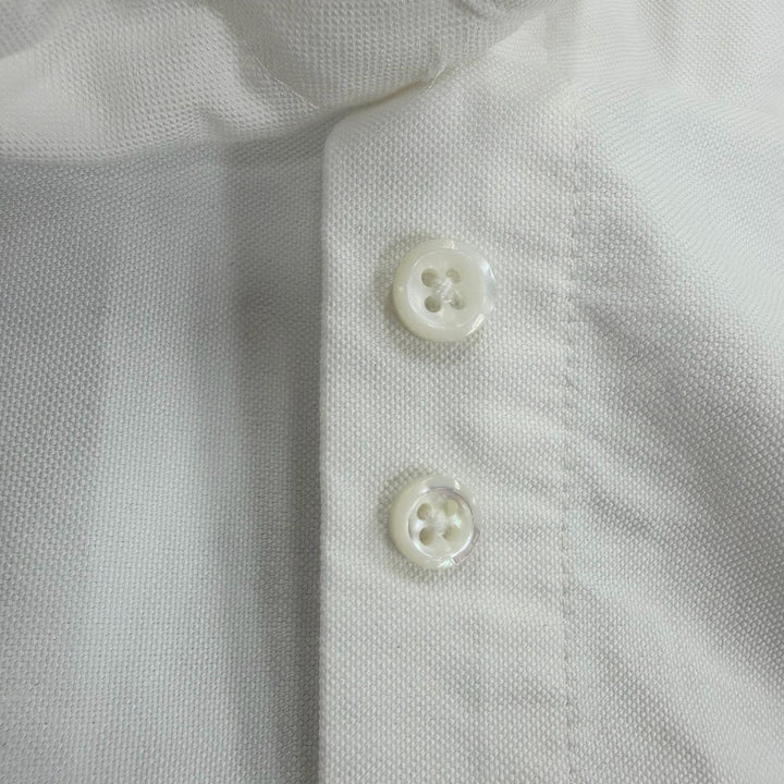 Excellent THOM BROWNE one piece Sleeveless shirt white cotton Women 40 FDSD45A