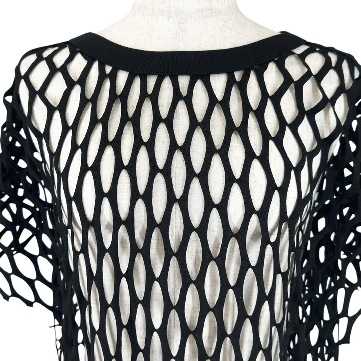 Excellent DRIES VAN NOTEN one piece Mesh Fishnet black polyester Women S