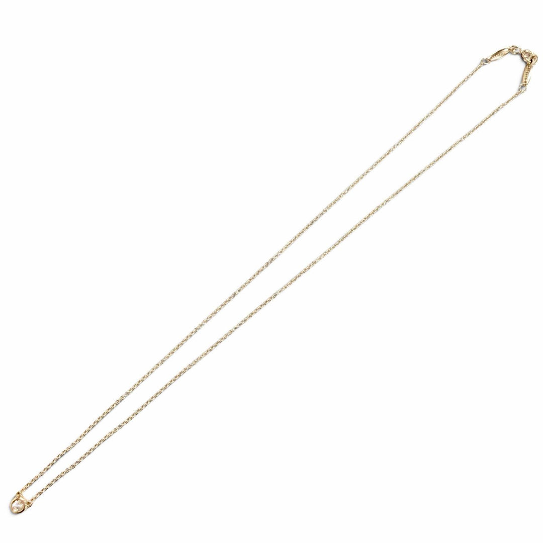 Excellent TIFFANY&Co. Necklace By the yard 1P Diamond Necklace, around 0.14ct