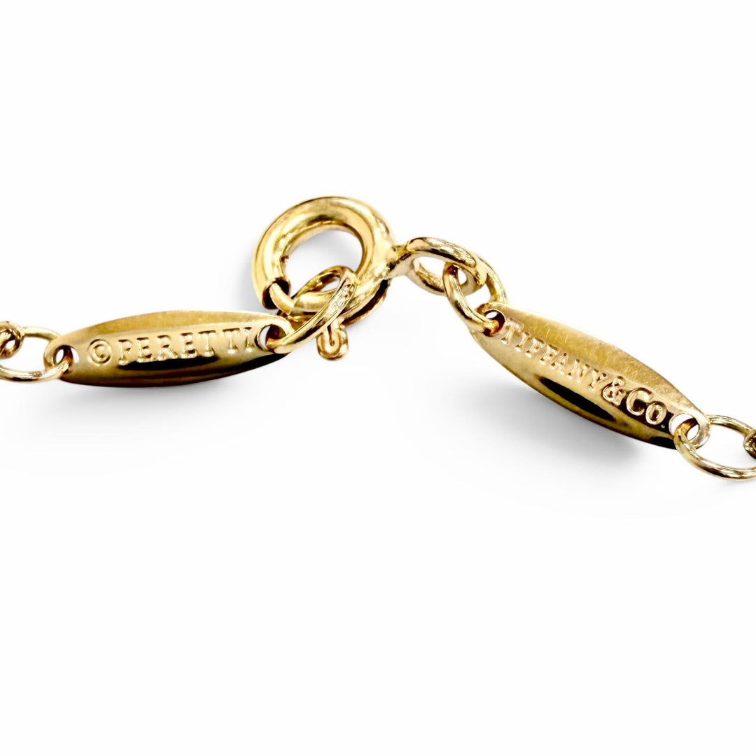 Excellent TIFFANY&Co. Necklace By the yard 1P Diamond Necklace, around 0.14ct