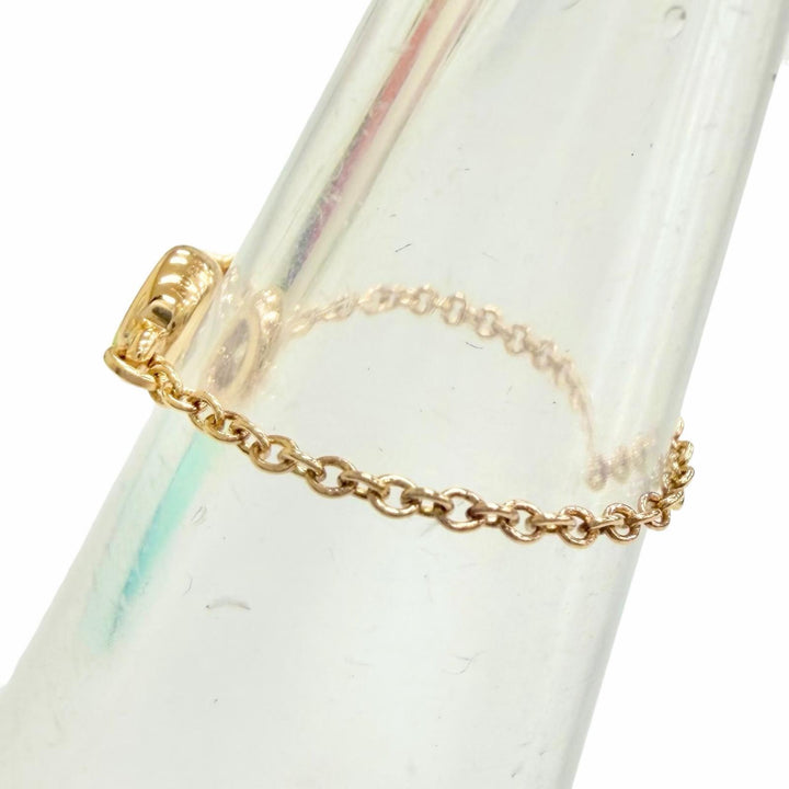 Great TIFFANY&Co. Ring ring By the Yard Chain Ring 750 PG 1P Diamond around