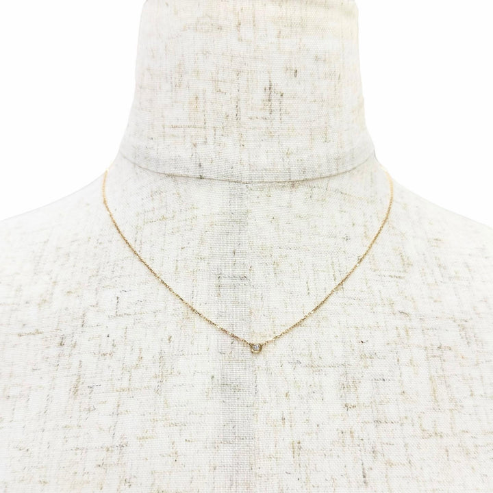 Excellent Cartier Necklace Damour XS Diamond Necklace 750 PG Pink gold RSL390