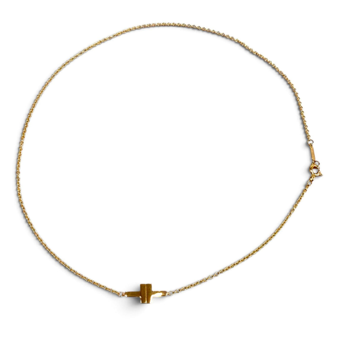 Excellent TIFFANY&Co. T TWO Double Chain Bracelet Pink gold 750(PG) Women
