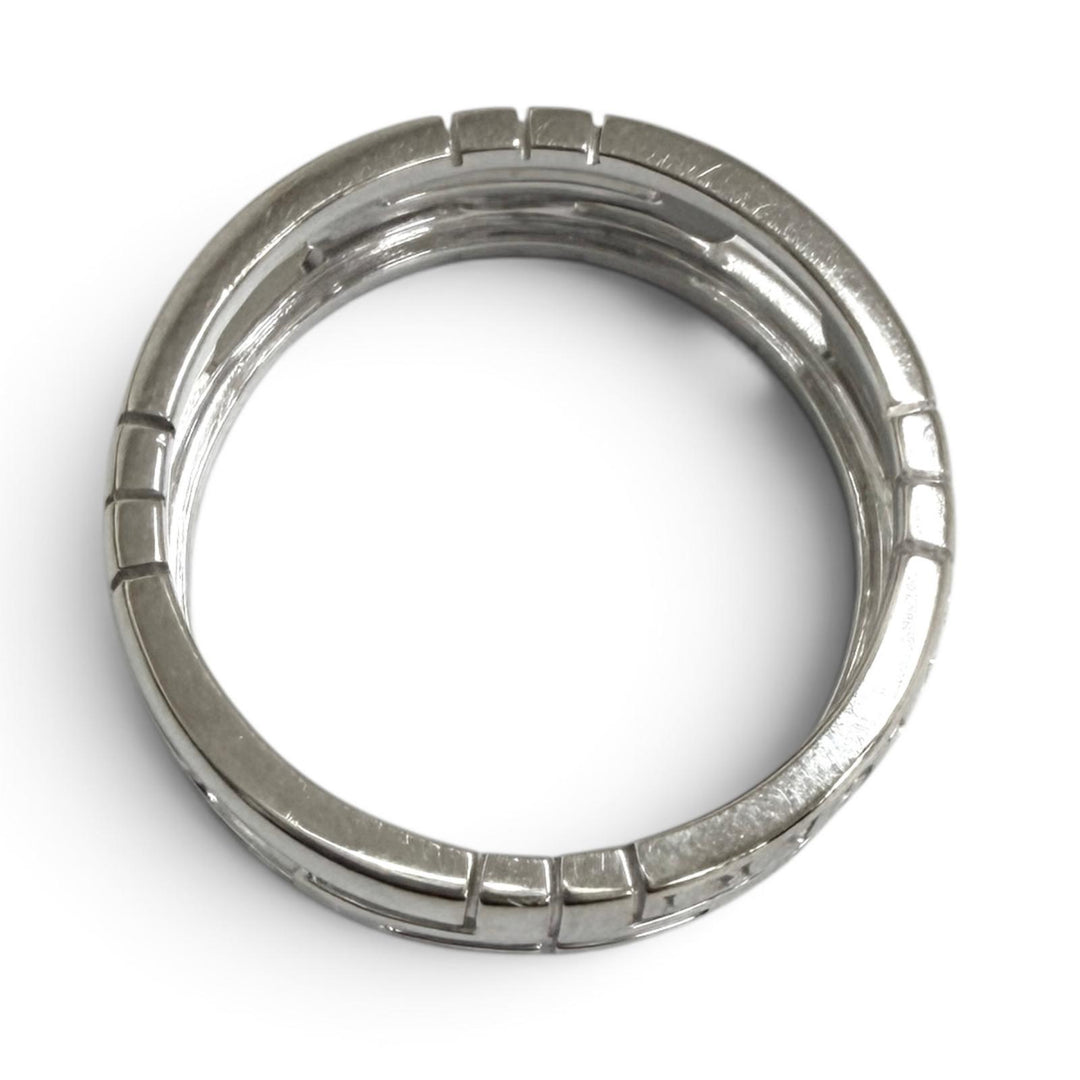 Excellent BVLGARI Ring Parentesi openwork ring EELYC8 White gold 750 mens