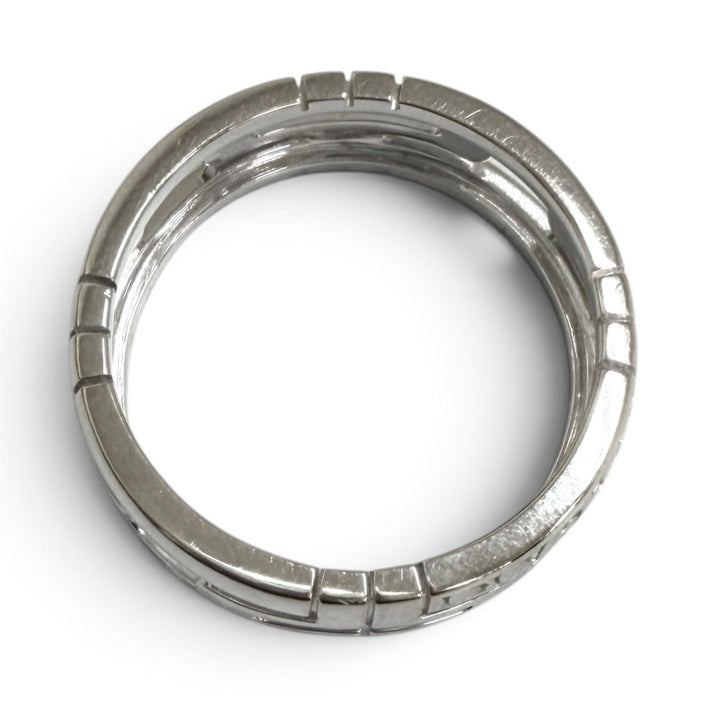 Excellent BVLGARI Ring Parentesi openwork ring EELYC8 White gold 750 mens