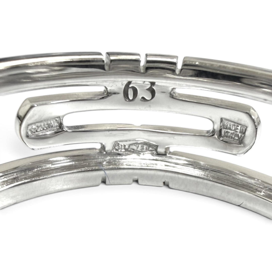 Excellent BVLGARI Ring Parentesi openwork ring EELYC8 White gold 750 mens