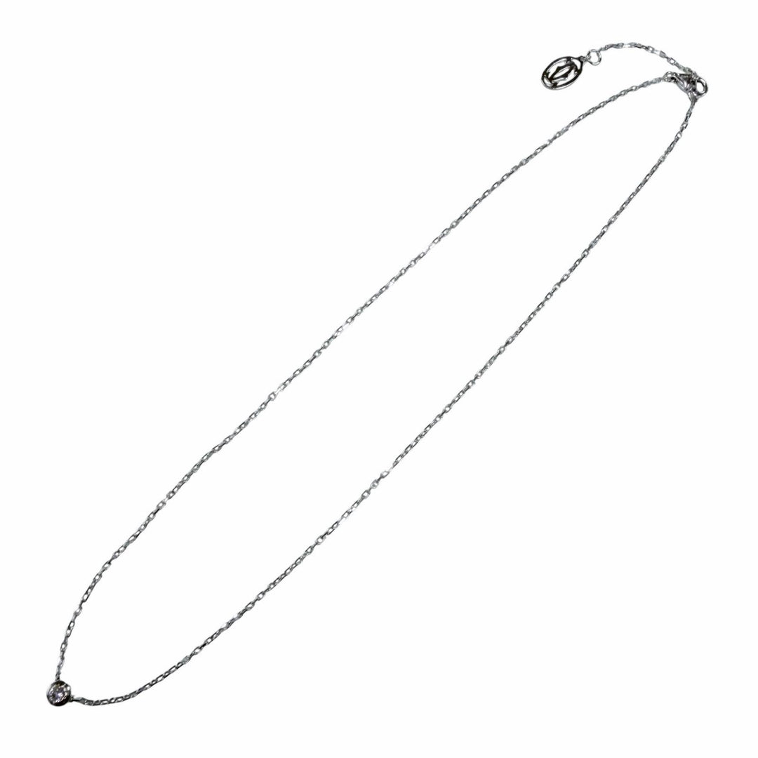 Great Cartier Necklace Damour SM White gold 750 Women CPC002