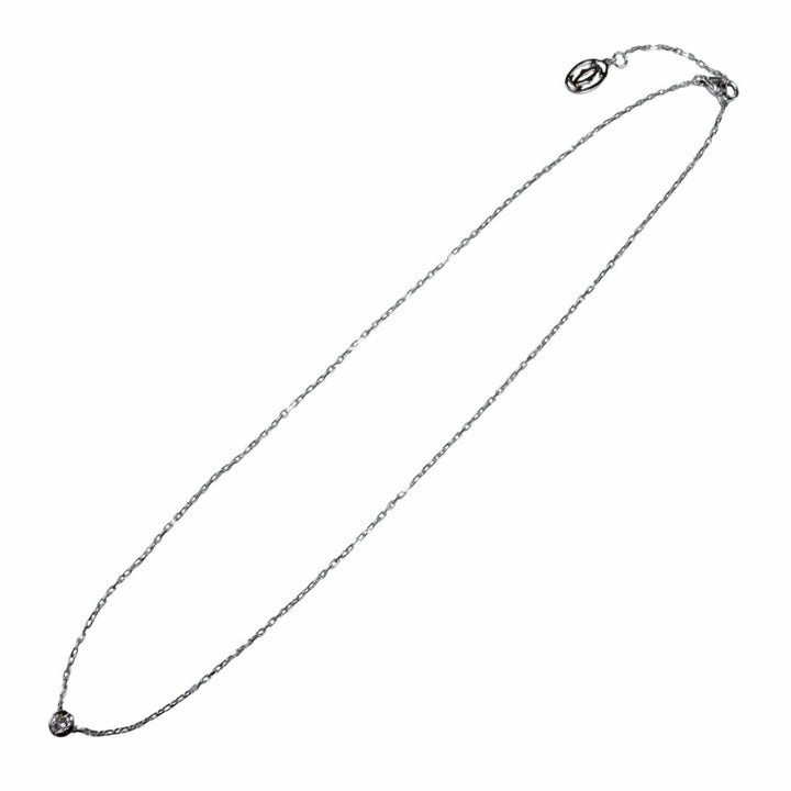 Great Cartier Necklace Damour SM White gold 750 Women CPC002