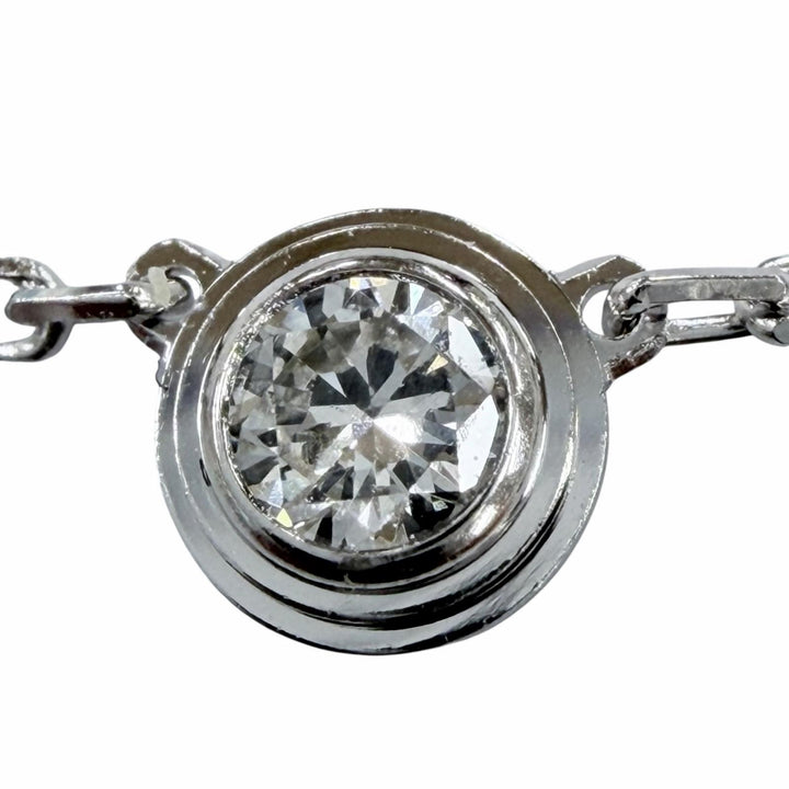 Great Cartier Necklace Damour SM White gold 750 Women CPC002