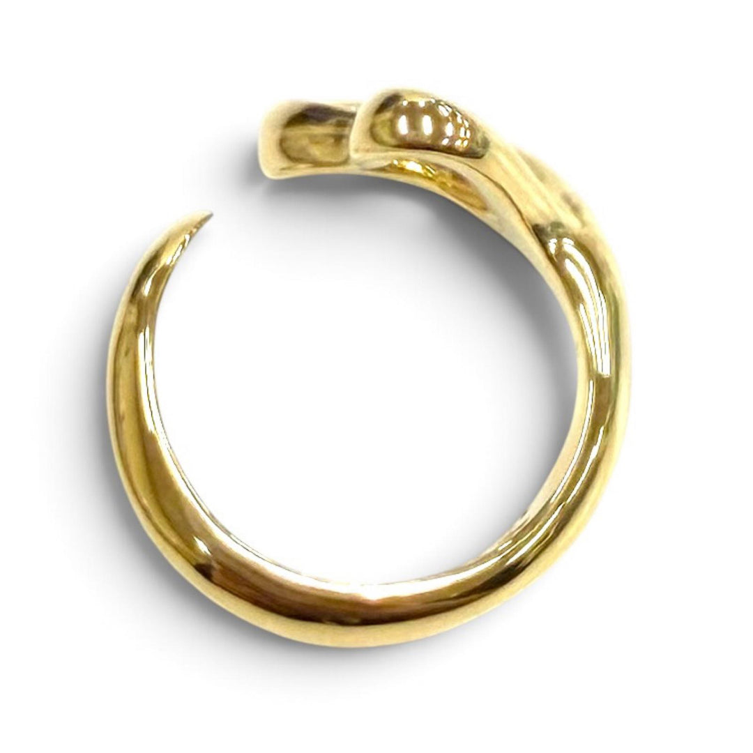 Excellent TIFFANY&Co. Ring ring open heart ring Yellow Gold 750(YG) Women
