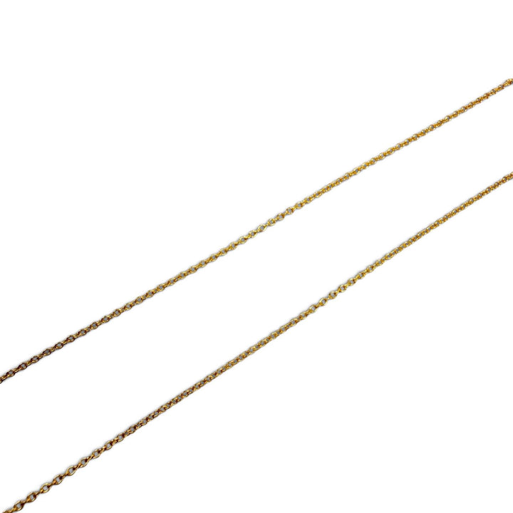 Excellent TIFFANY&Co. Necklace Open Heart Pendant Yellow Gold 750 Women