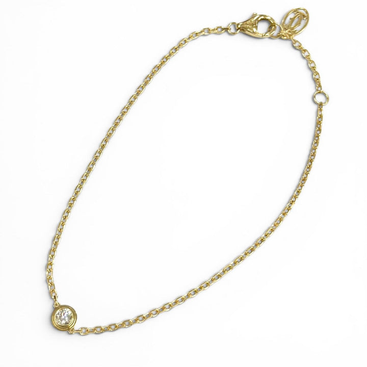 Great Cartier bracelet Damour LM Diamond Bracelet Yellow Gold AU750 Women
