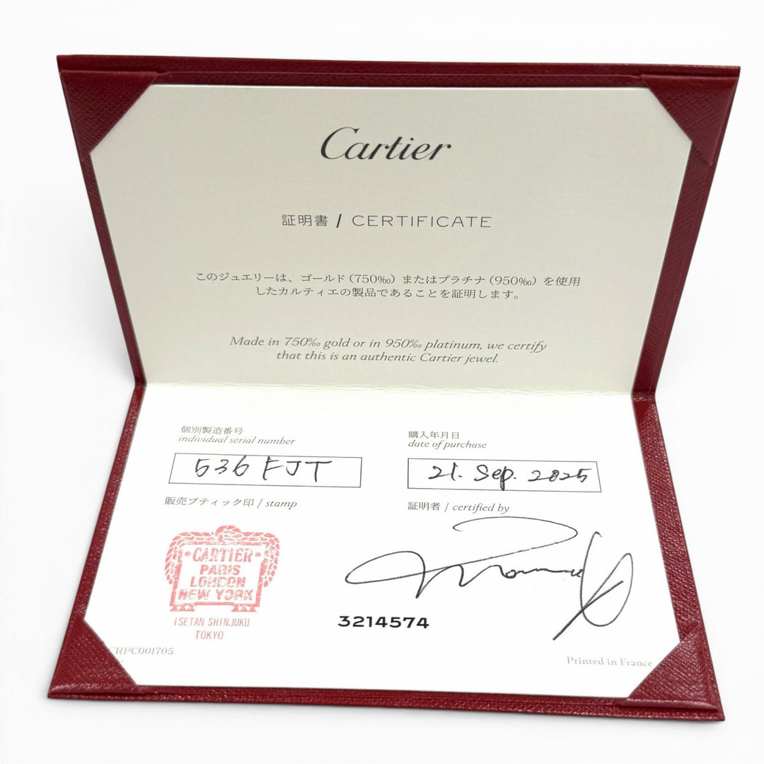 Great Cartier bracelet Damour LM Diamond Bracelet Yellow Gold AU750 Women