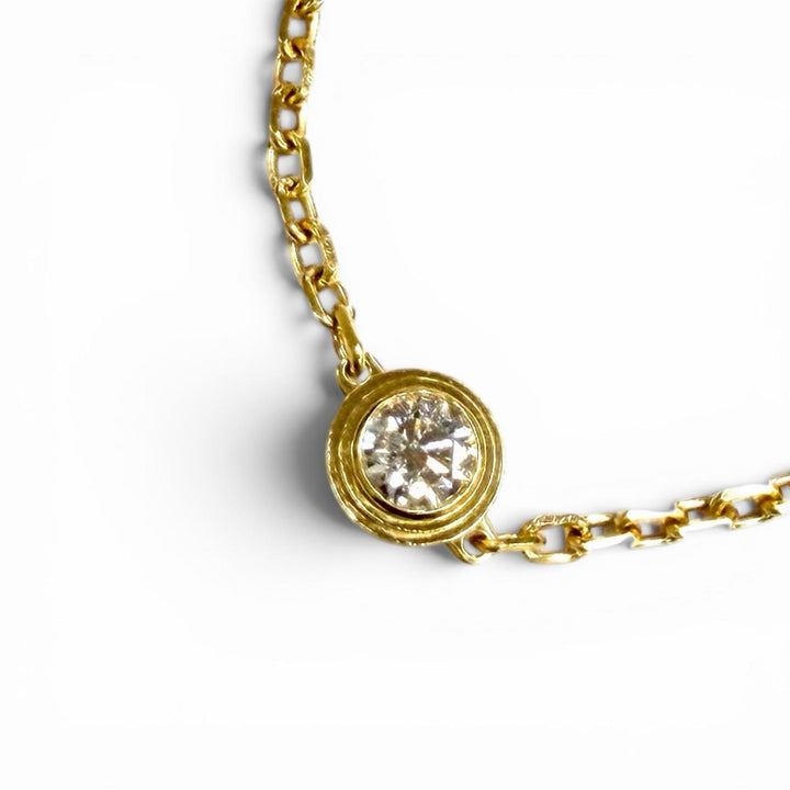 Great Cartier bracelet Damour LM Diamond Bracelet Yellow Gold AU750 Women