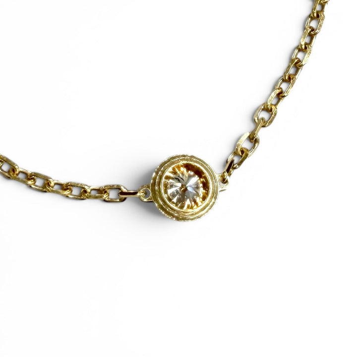 Great Cartier bracelet Damour LM Diamond Bracelet Yellow Gold AU750 Women