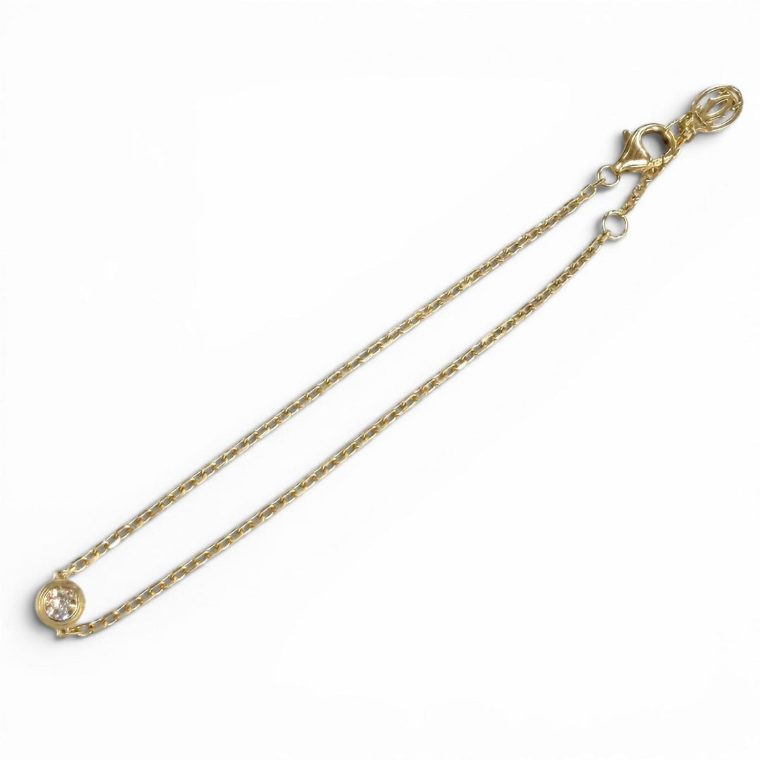 Great Cartier bracelet Damour LM Diamond Bracelet Yellow Gold AU750 Women