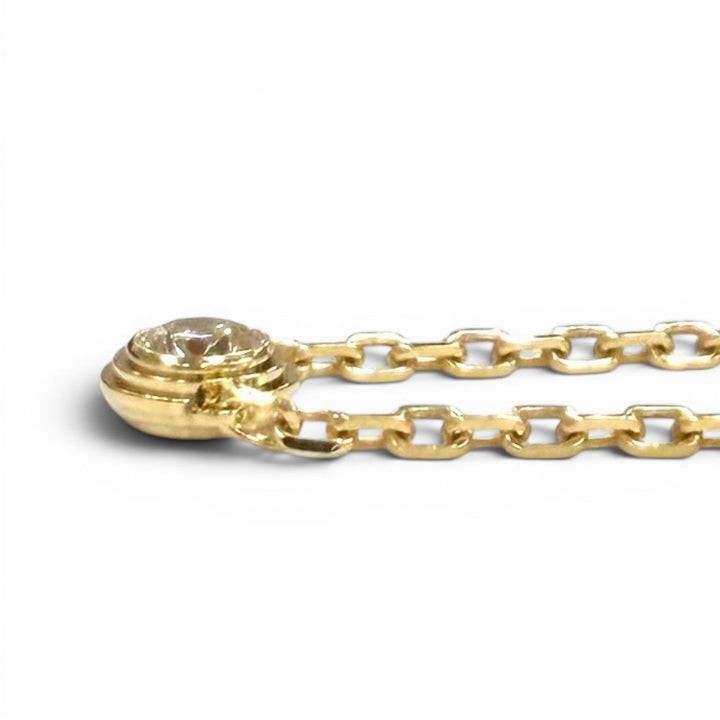 Great Cartier bracelet Damour LM Diamond Bracelet Yellow Gold AU750 Women