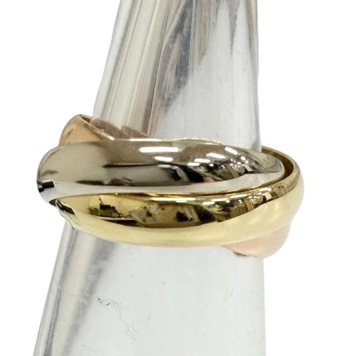 Excellent Cartier Ring ring Trinity Classic (YG PG WG) White gold 750 Women