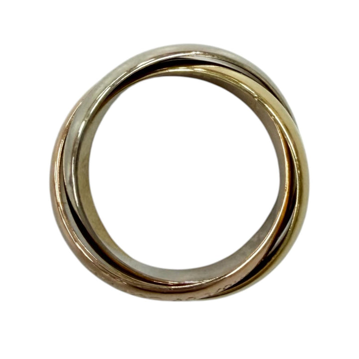Excellent Cartier Ring ring Trinity Classic (YG PG WG) White gold 750 Women