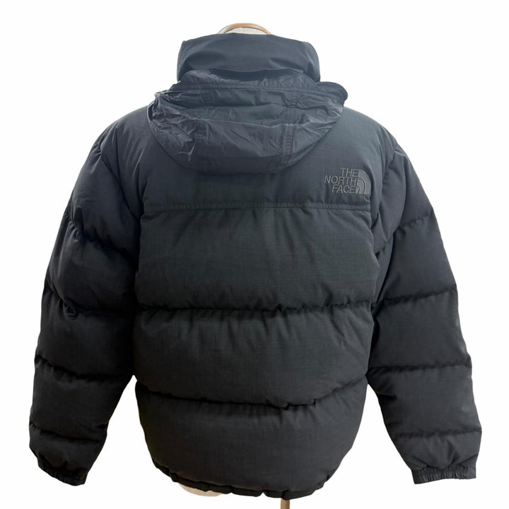 Great THE NORTH FACE Down jacket WOOLY NUPTSE JACKET Embroidered logo and hood