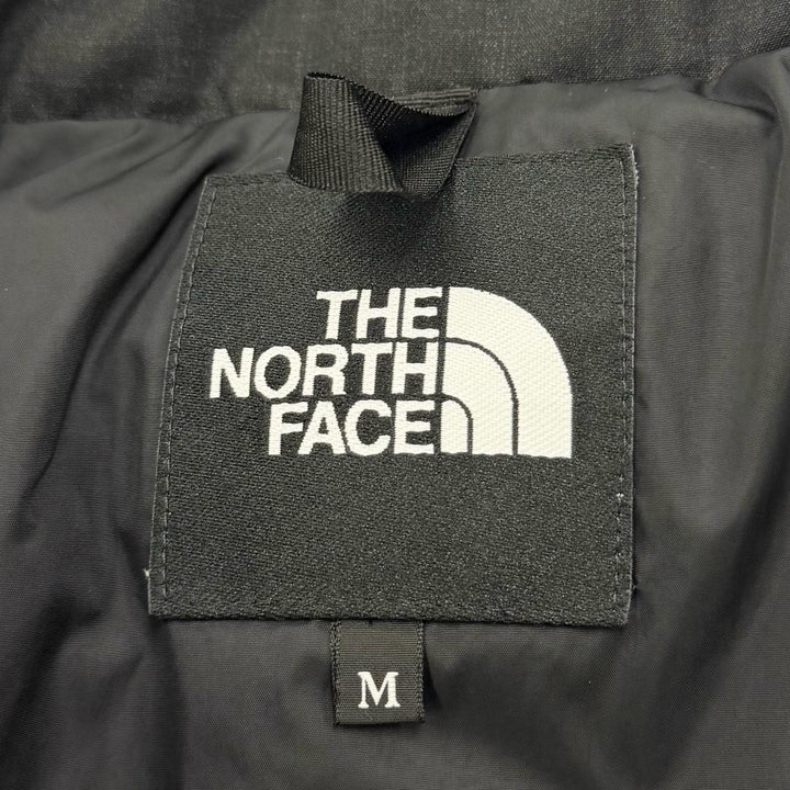 Great THE NORTH FACE Down jacket WOOLY NUPTSE JACKET Embroidered logo and hood
