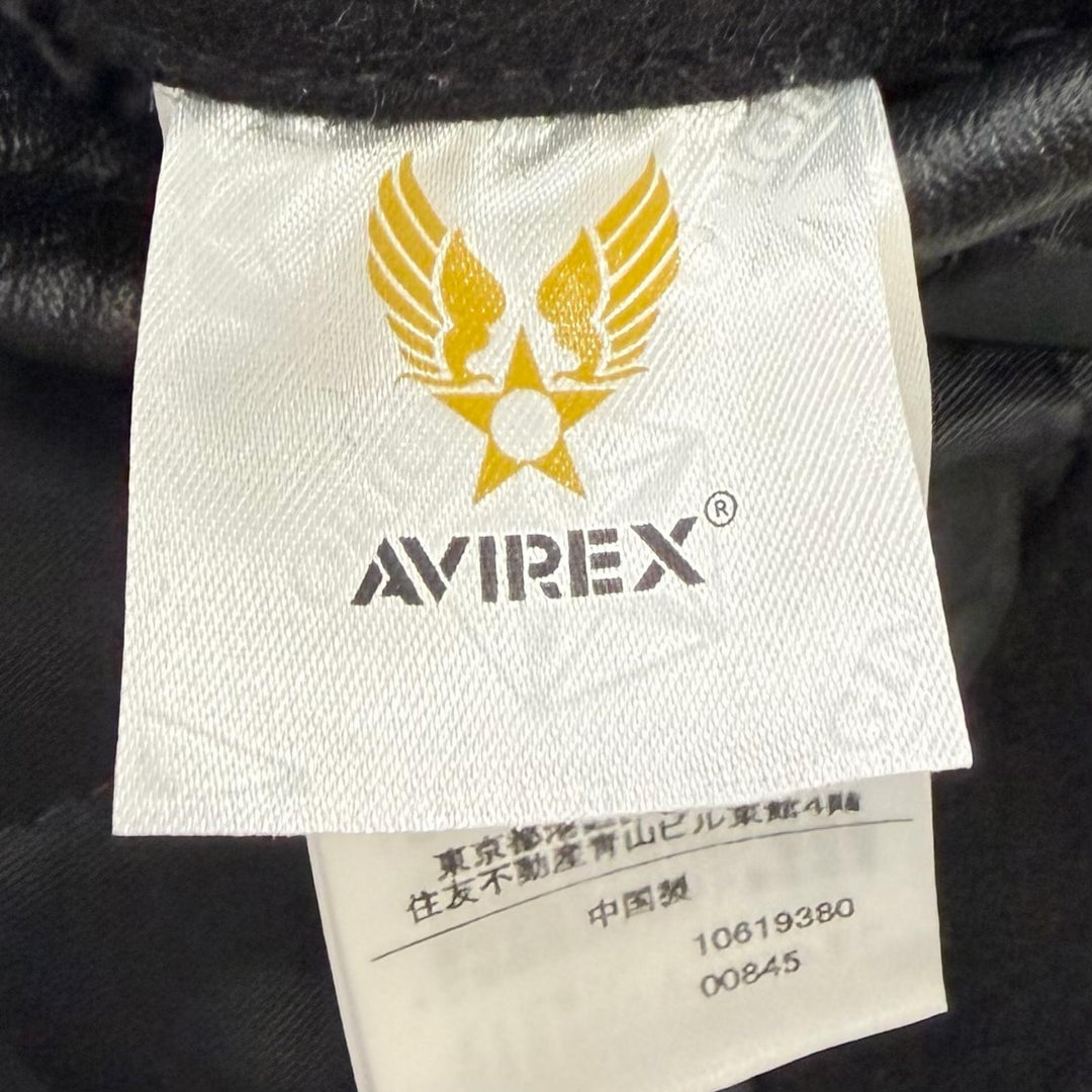 Great AVIREX Stajan SKOOKUM VARSITY JACKET Sleeve leather