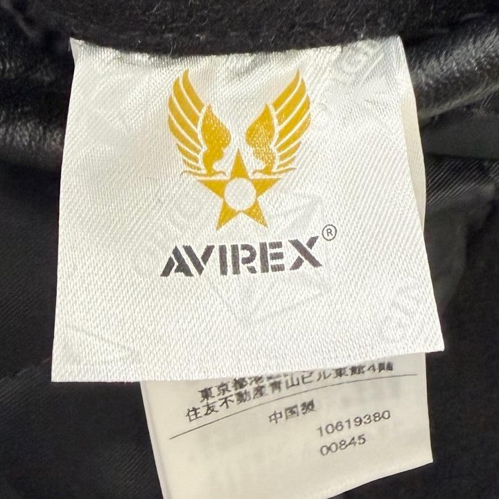 Great AVIREX Stajan SKOOKUM VARSITY JACKET Sleeve leather