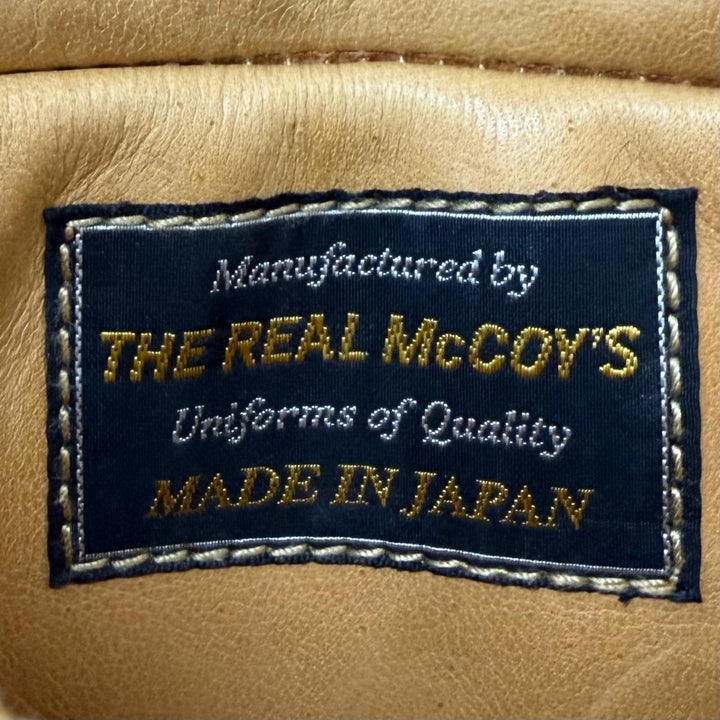 Very Good JOE McCOY Leather jacket 70s LEATHER JACKET light brown Horsehide