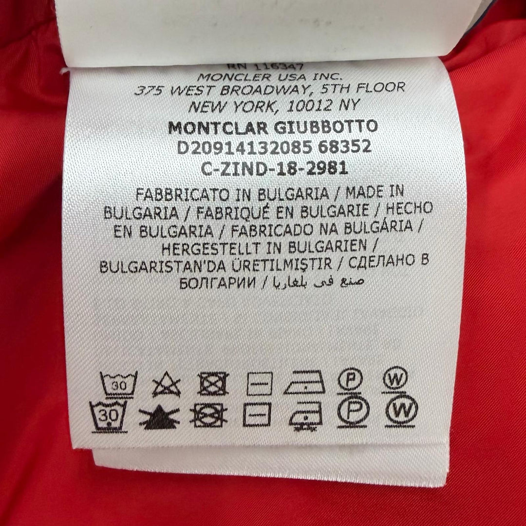 Great MONCLER Down jacket MONTCLAR GIUBBOTTO Food logo