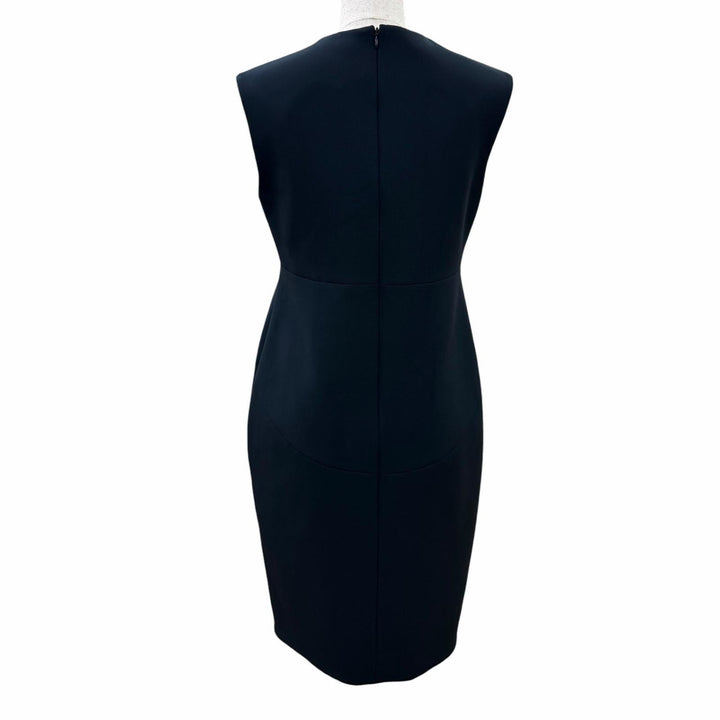 Pristine YOKO CHAN one piece Sleeveless with fake pearls Dark navy 40