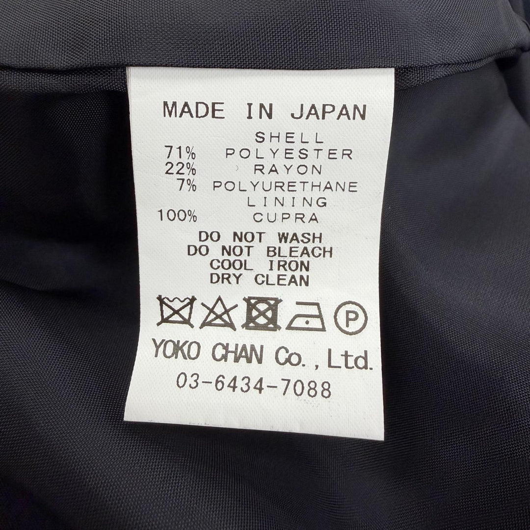 Pristine YOKO CHAN one piece Sleeveless with fake pearls Dark navy 40