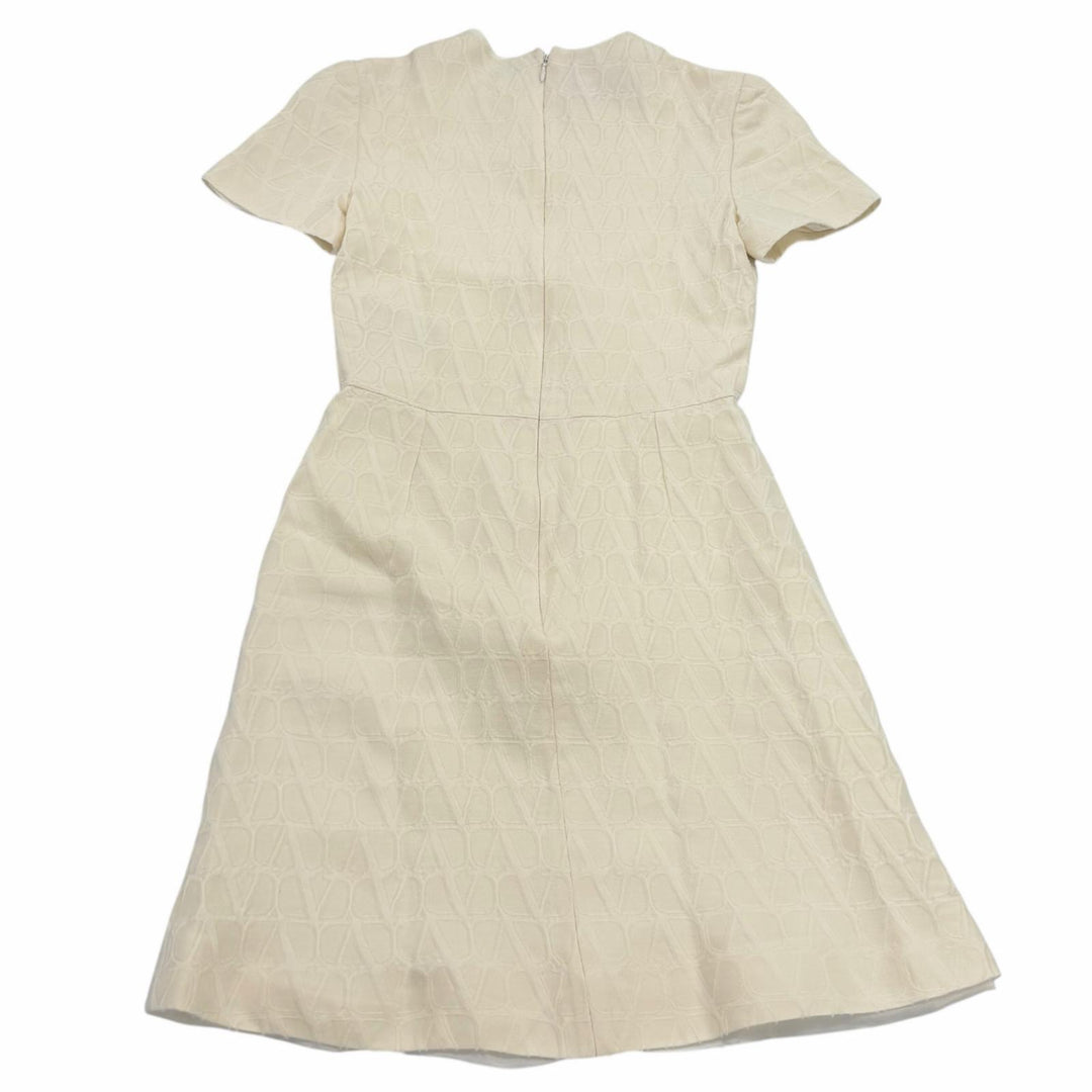 Excellent VALENTINO dress Ivory wool Women 36 4B3VA2388G5