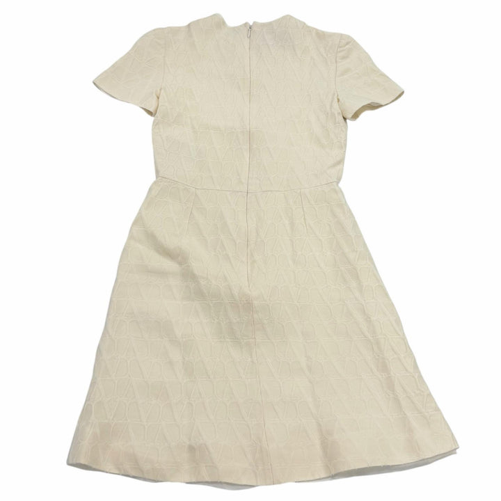 Excellent VALENTINO dress Ivory wool Women 36 4B3VA2388G5