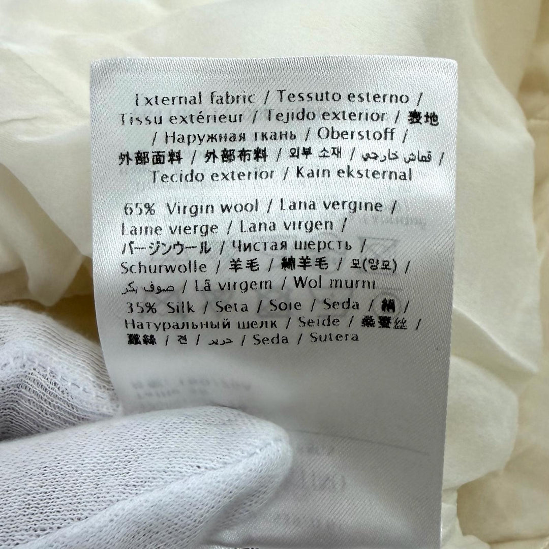 Excellent VALENTINO dress Ivory wool Women 36 4B3VA2388G5