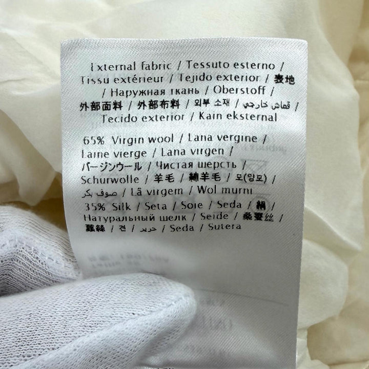 Excellent VALENTINO dress Ivory wool Women 36 4B3VA2388G5
