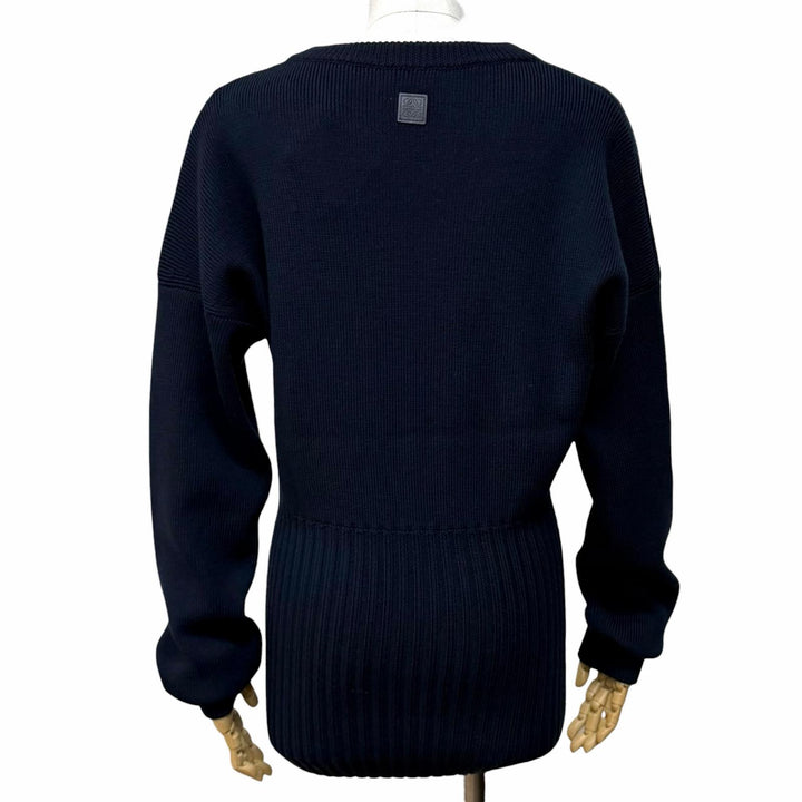 Pristine LOEWE knit Navy wool Women S S540Y14KFK