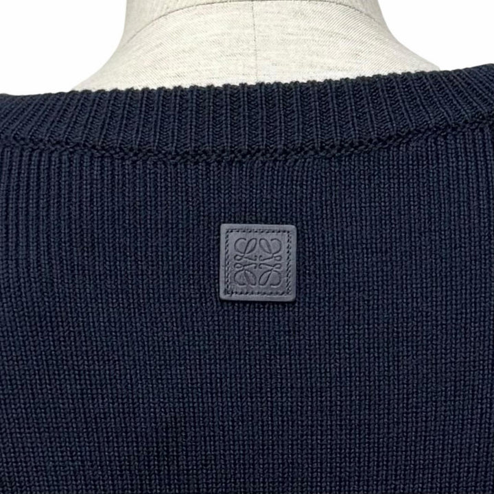 Pristine LOEWE knit Navy wool Women S S540Y14KFK