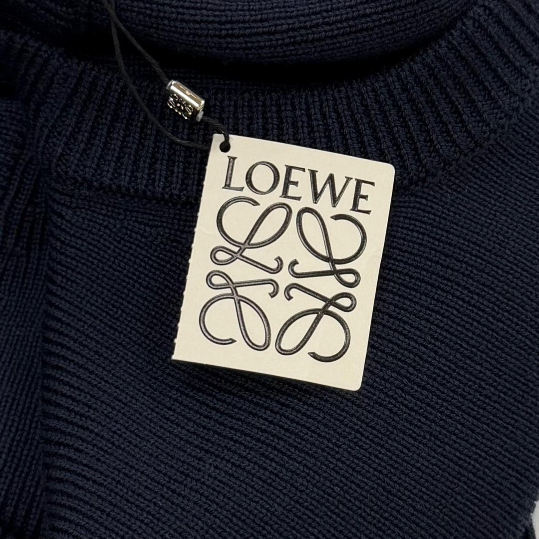 Pristine LOEWE knit Navy wool Women S S540Y14KFK