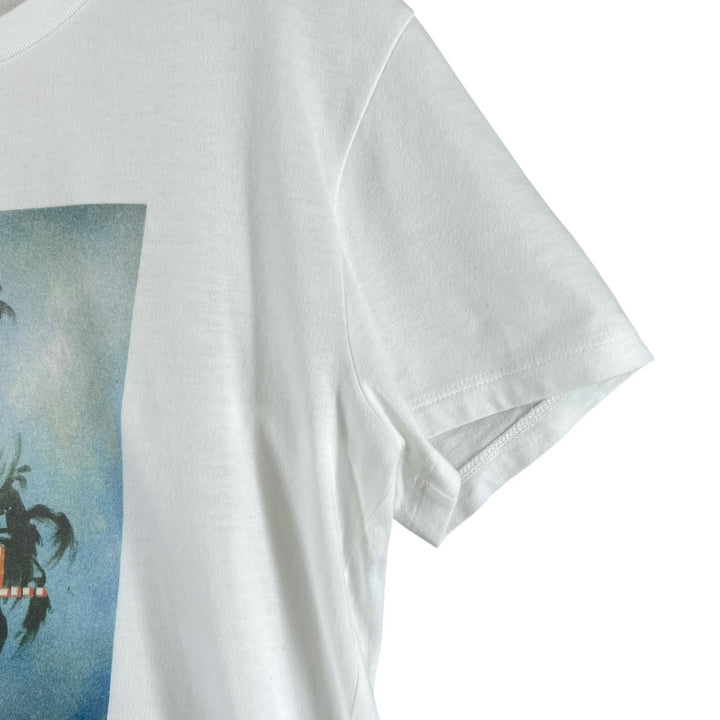Great CELINE Short sleeve T-shirt David Kramer white cotton mens S 2X309812I
