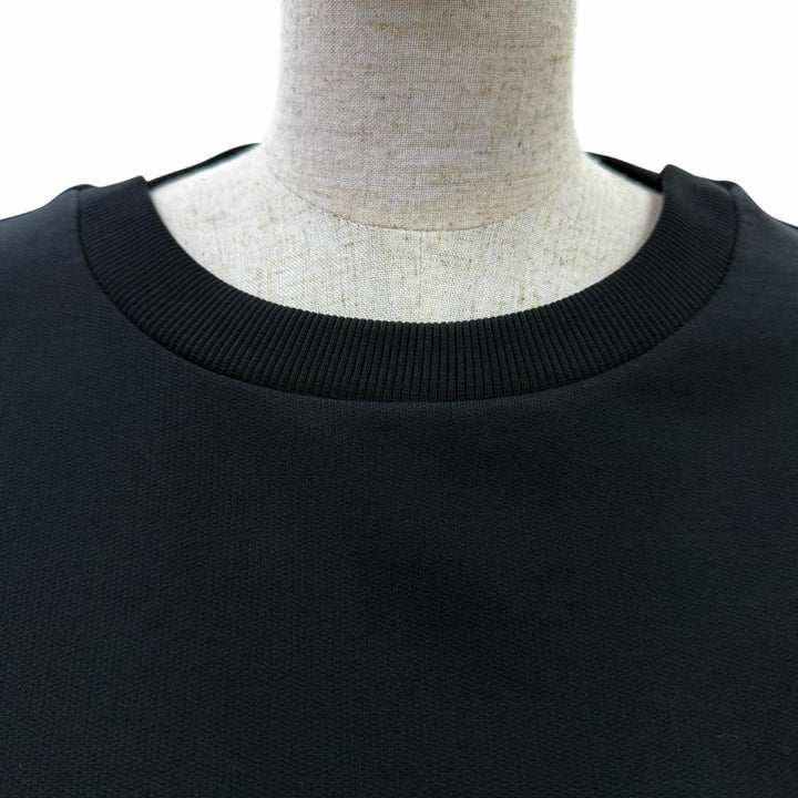 Great MONCLER one piece VESTITO Logo patch long sleeve black XS I20938I00012