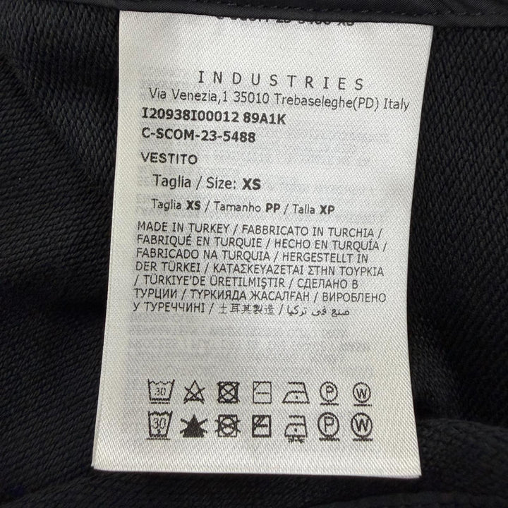 Great MONCLER one piece VESTITO Logo patch long sleeve black XS I20938I00012
